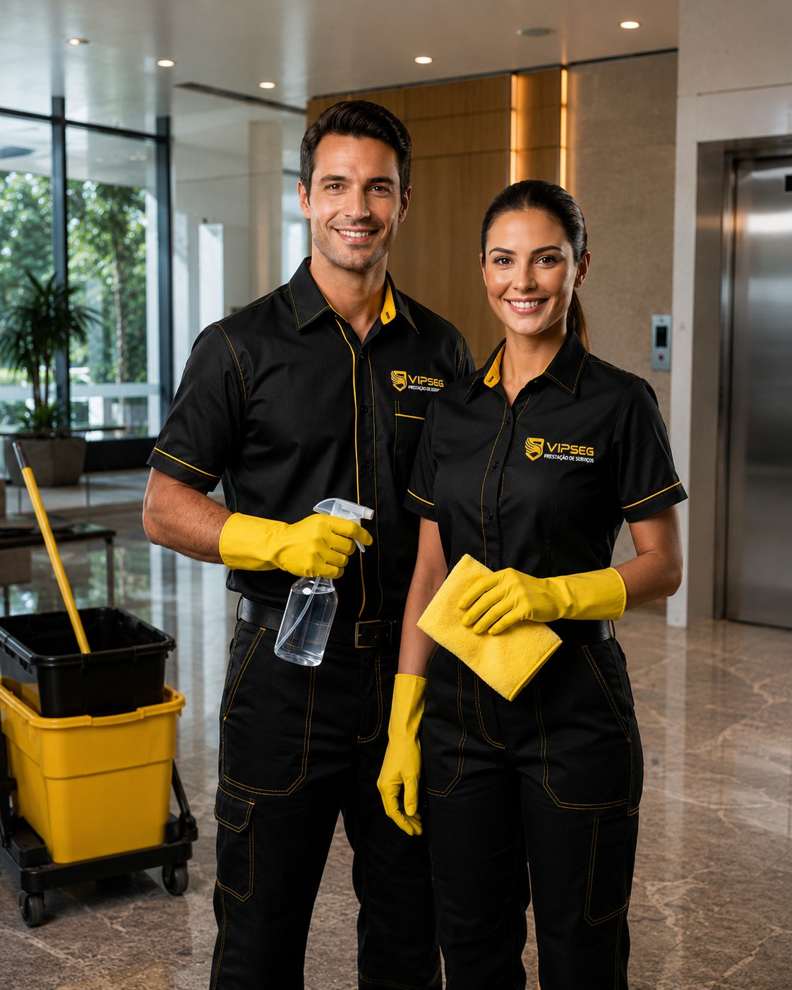 Equipe VIPSEG de serviços gerais
